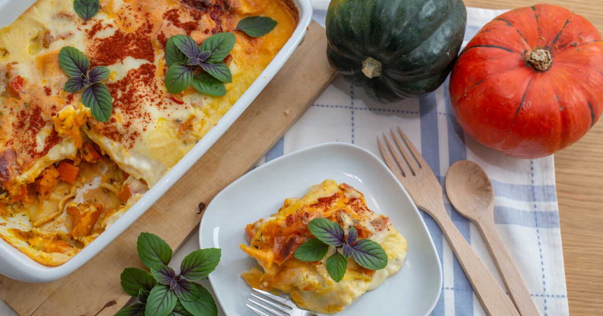 Réinventez vos lasagnes avec une touche d'automne : la recette du potimarron et chèvre