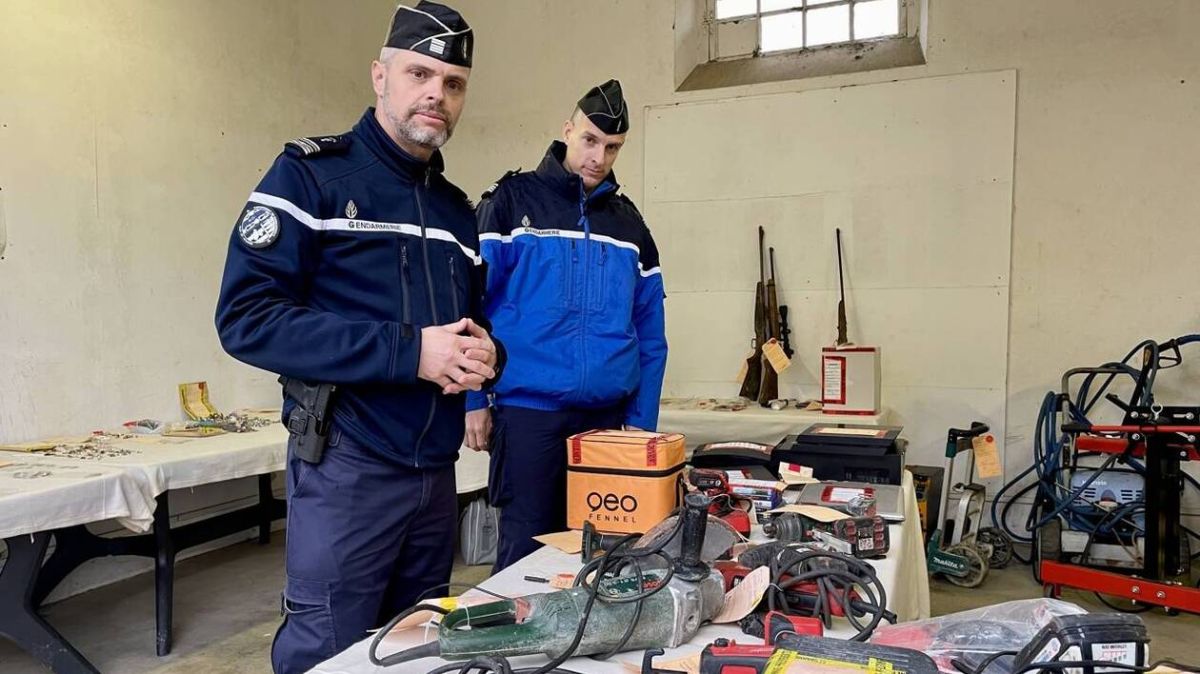 Vols en série : des victimes espèrent retrouver leurs objets à la gendarmerie
