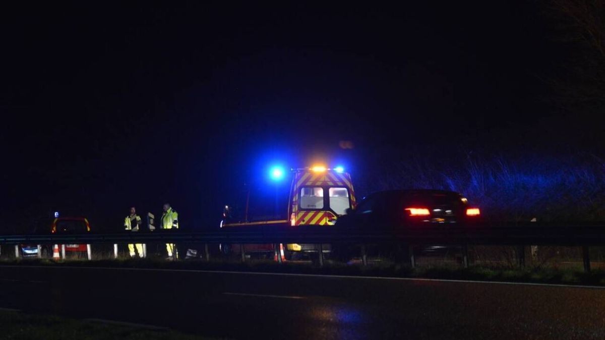 Accident sur la quatre voies : un jeune homme gravement blessé à Lannion