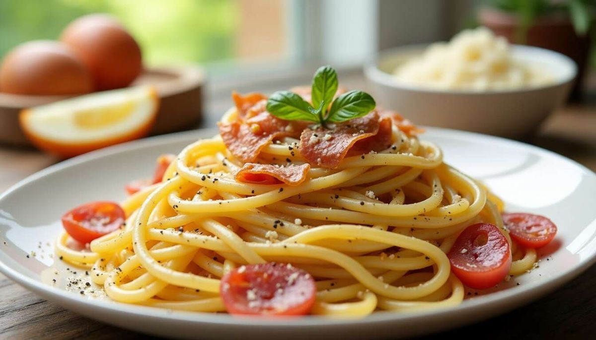 Le secret des pâtes carbonara comme en Italie