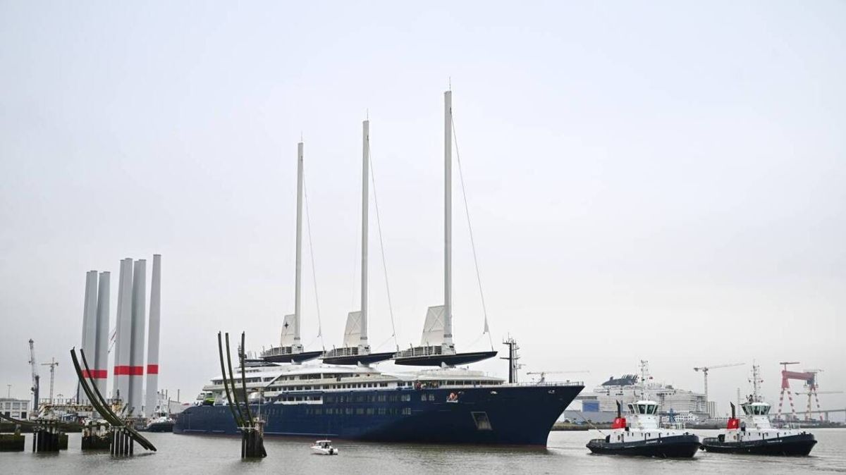 Le retour triomphal du Corinthian : le plus grand paquebot à voiles du monde à Saint-Nazaire