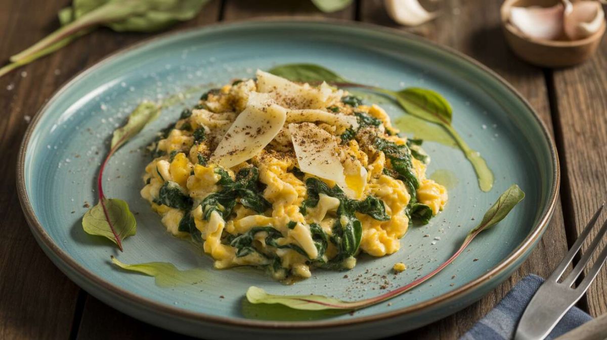 Œufs brouillés corses aux blettes : une recette saine et savoureuse