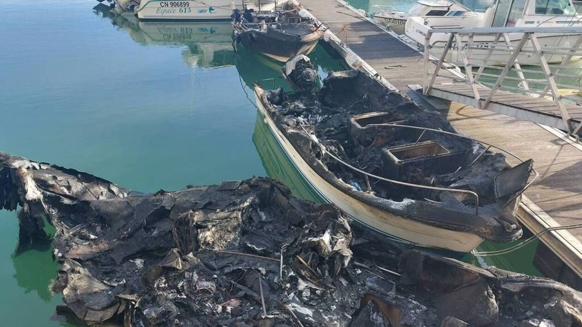 Un feu ravage le port de Courseulles-sur-Mer : appel à l'action pour évacuer les épaves