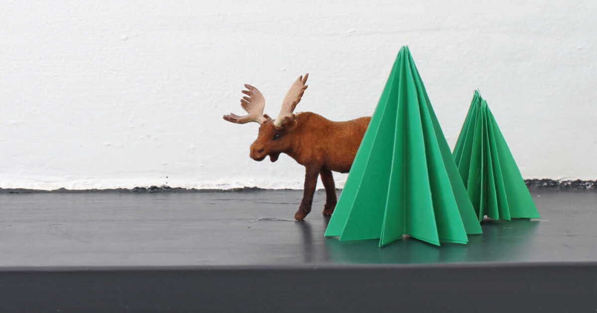 L'art du sapin en papier plié : une touche créative pour Noël