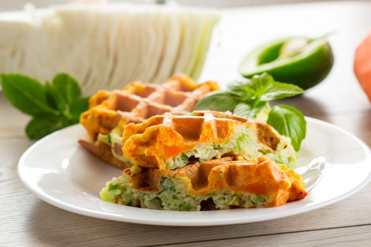 Découvrez comment les légumes verts se transforment en gaufres irrésistibles