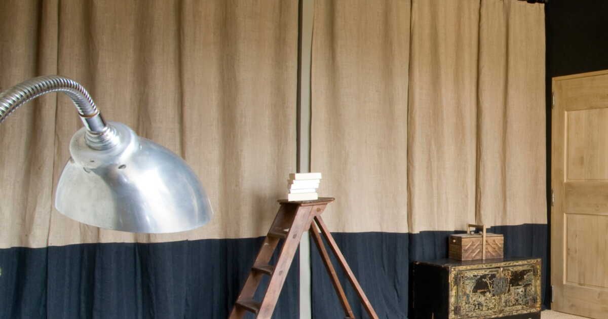 Le charme intemporel des rideaux en lin bicolore