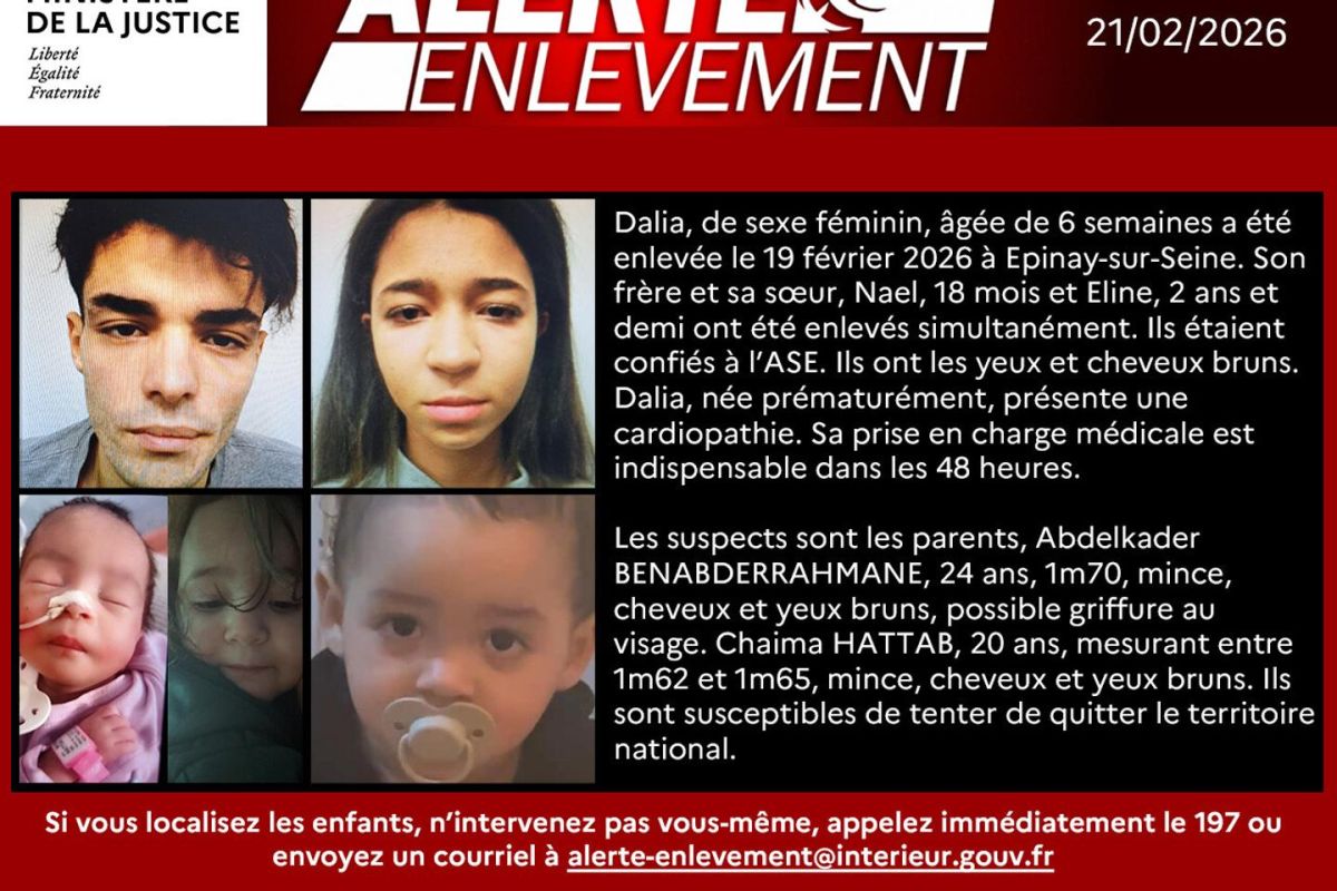 Disparition inquiétante en Seine-Saint-Denis : trois enfants en danger