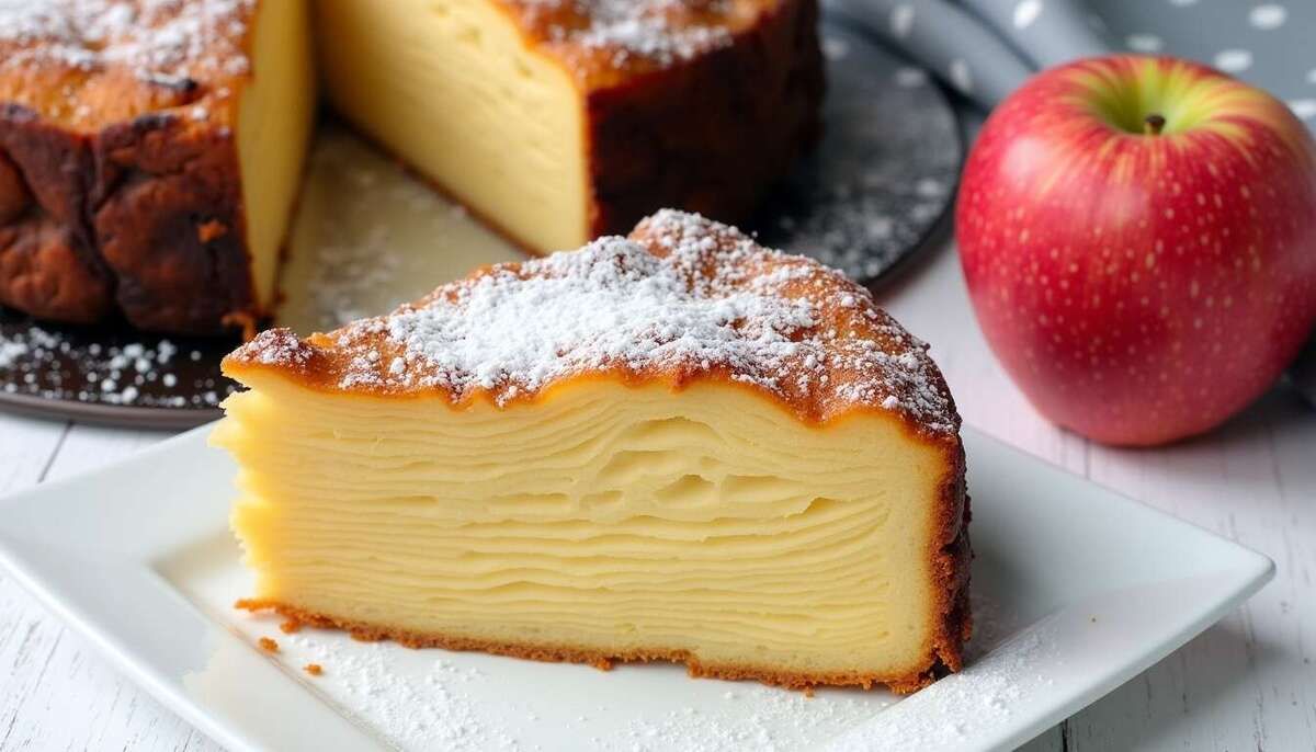 Gâteau invisible aux pommes : la recette facile et gourmande