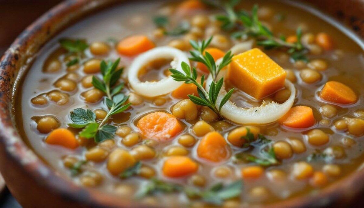 la recette réconfortante de la soupe de lentilles à partager
