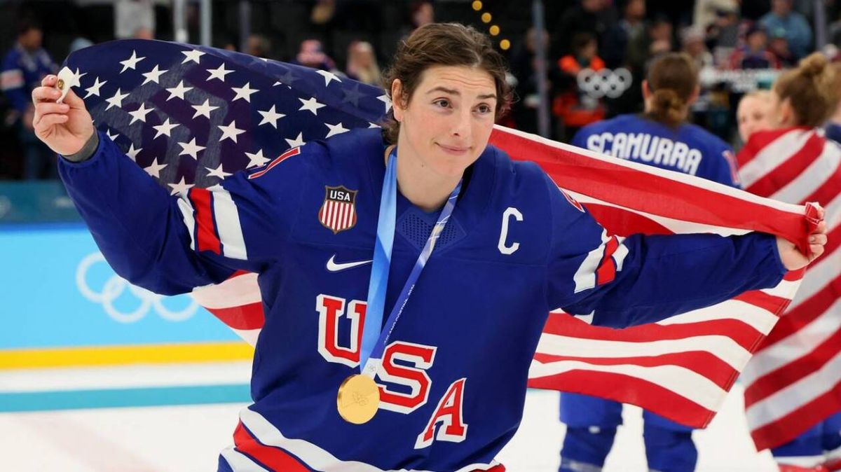 La capitaine des hockeyeuses américaines s'exprime sur la blague controversée de Trump