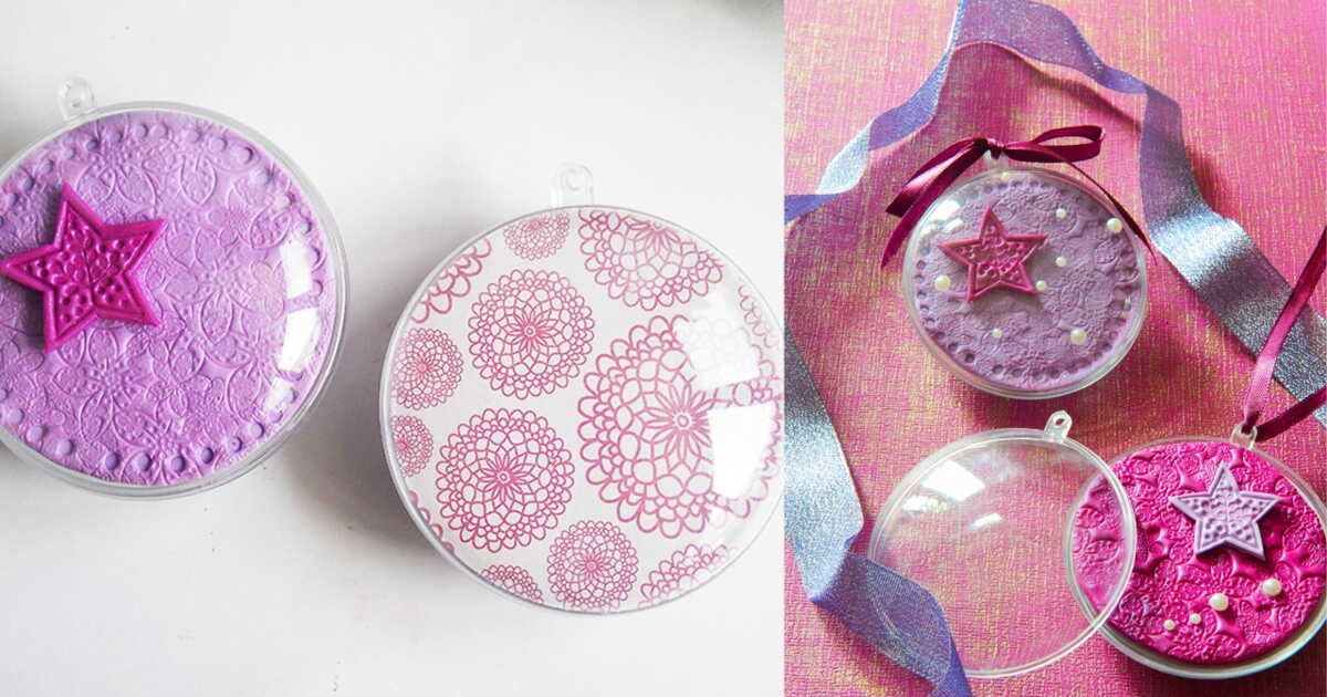 Décoration de Noël : des boules girly