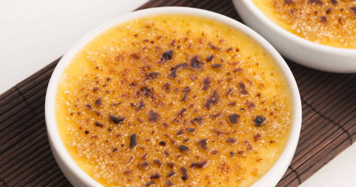 les délices de l'automne : crème brûlée au potiron