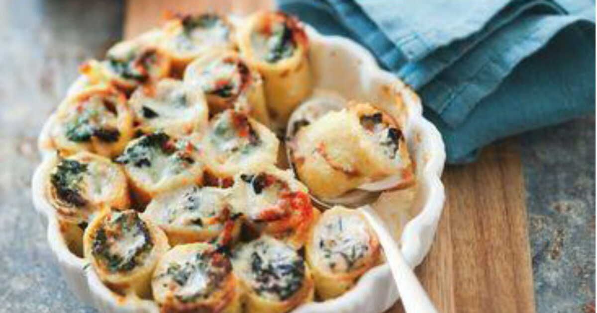 Découvrez le gratin de crêpes aux épinards et ricotta, un délice réconfortant