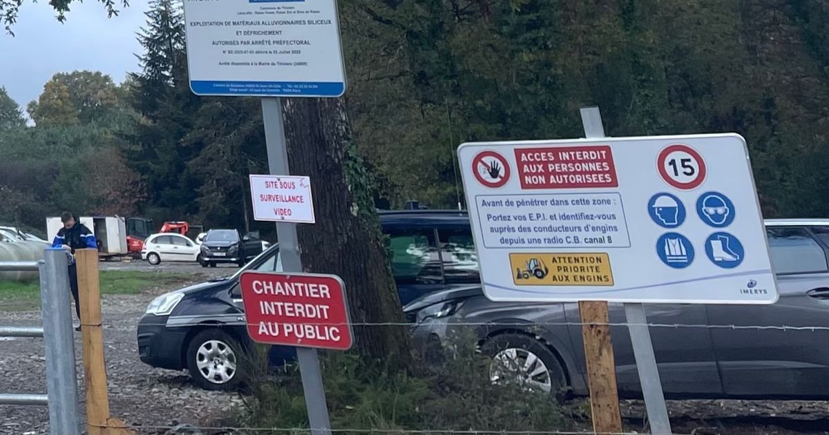 Les opposants à l'extension de carrière en Dordogne essuient un revers judiciaire