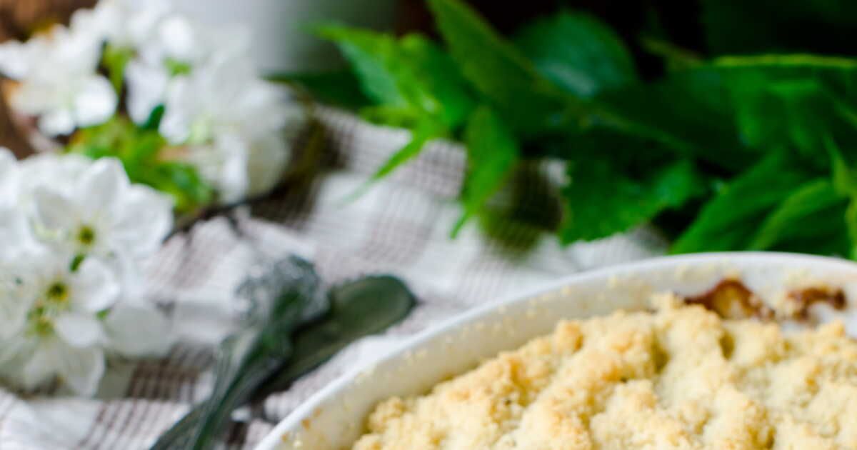 Cyril Lignac nous régale avec un crumble salé aux épinards et feta