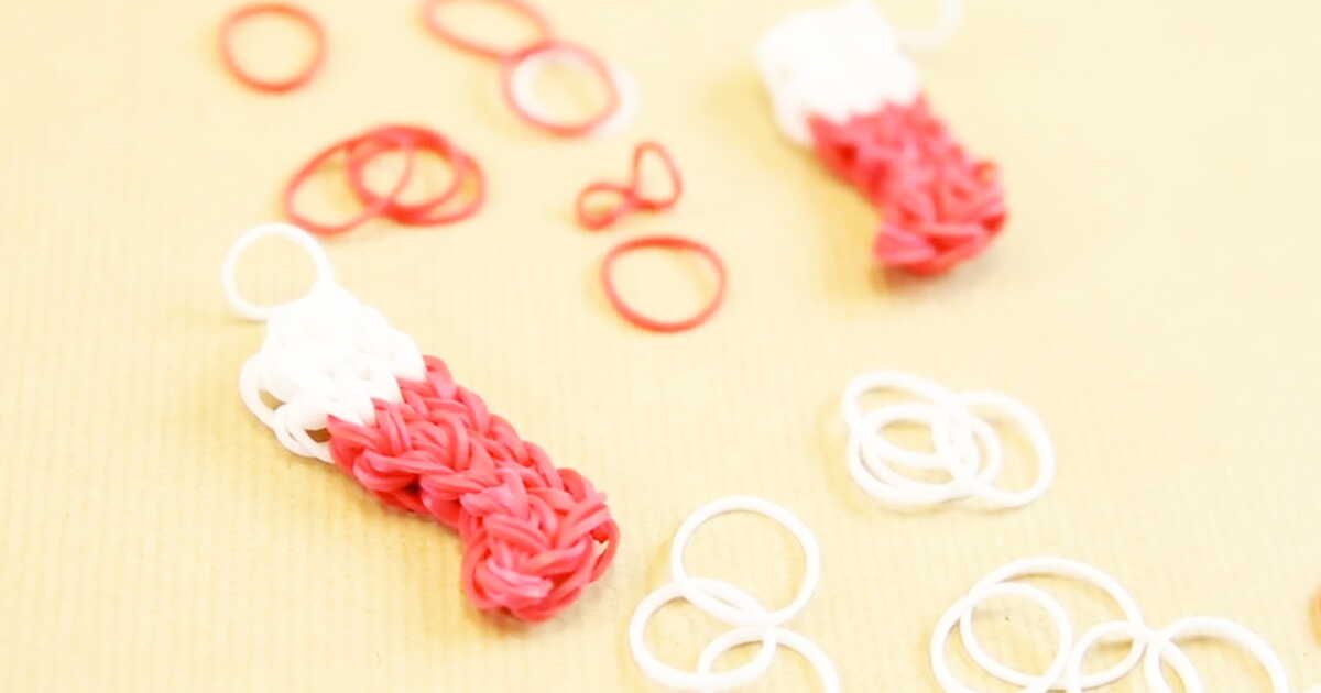 Noël en couleurs : créez votre botte en élastiques