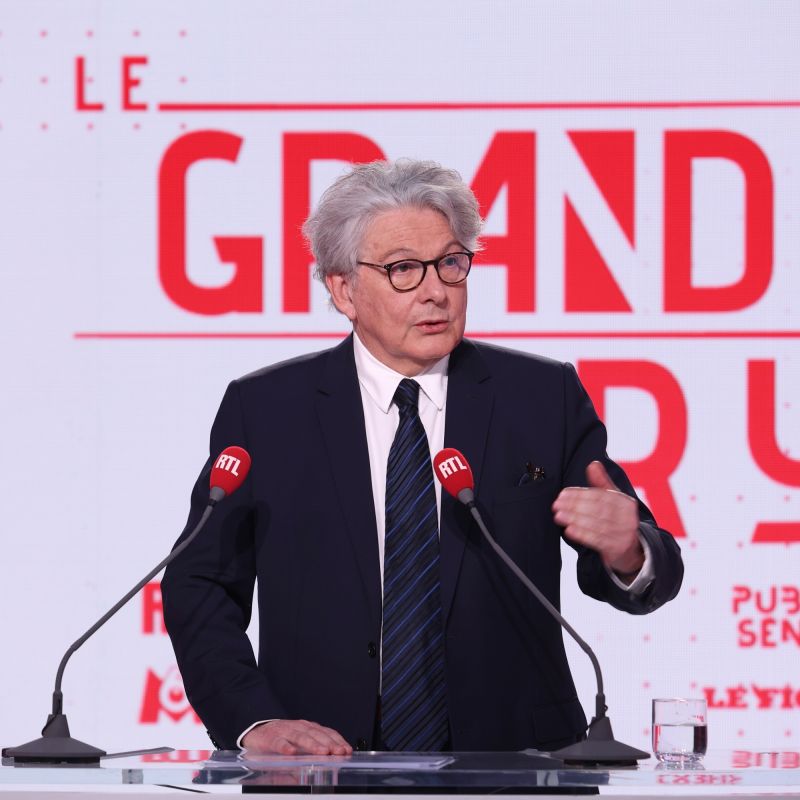 Thierry Breton défend l'efficacité des lois européennes face à Google et Meta