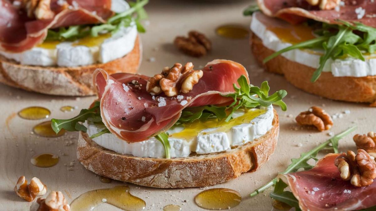 Tartines de chèvre frais et coppa : un délice à partager