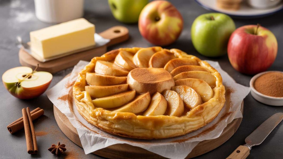 Dégustez une tarte Tatin légère aux pommes et cannelle