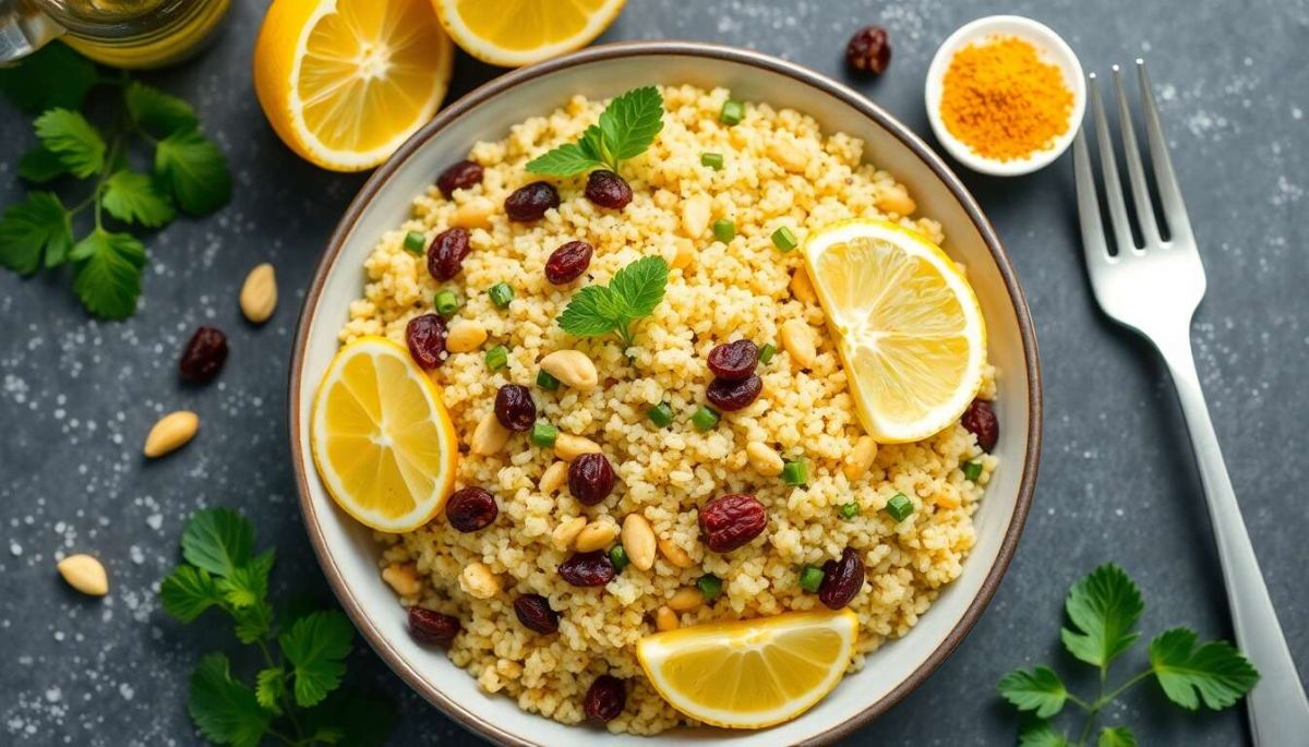 Une salade de quinoa citronnée pour un déjeuner frais et detox