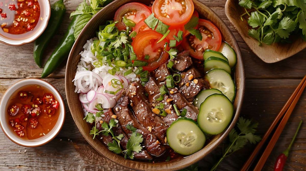 Savourer le bœuf lok lak : un voyage culinaire cambodgien