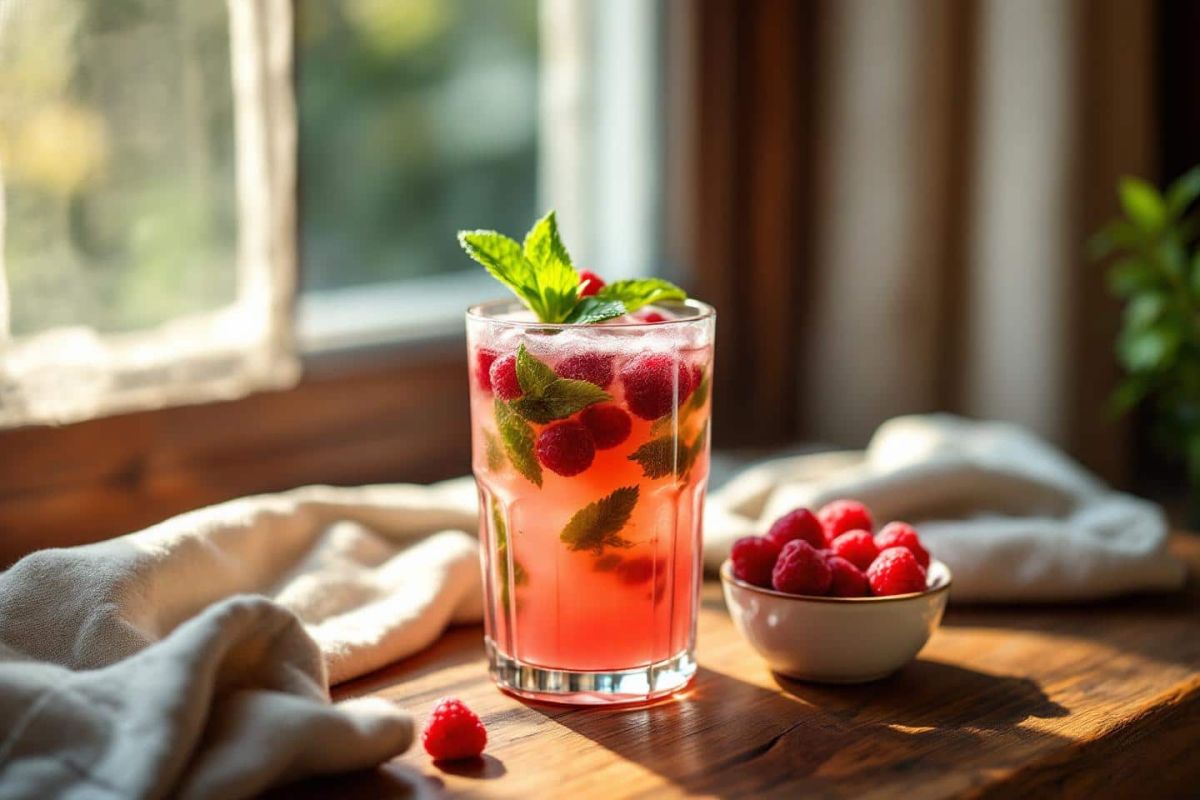 Un jour, un cocktail : mojito à la framboise fraîche