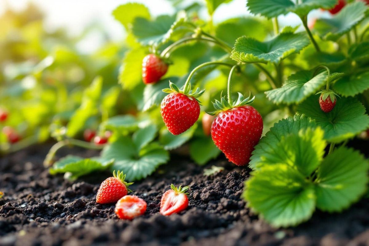 Éliminez les fruits abîmés pour dynamiser votre potager : vos fraisiers vous diront merci