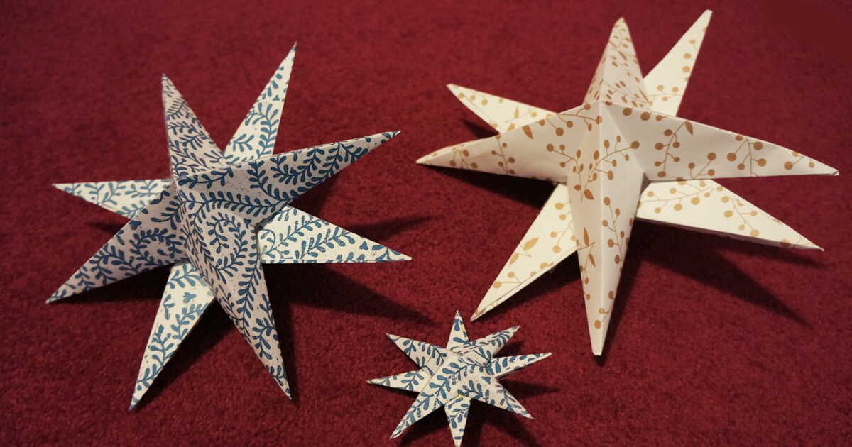 L'art de l'origami : créez votre propre étoile en vidéo