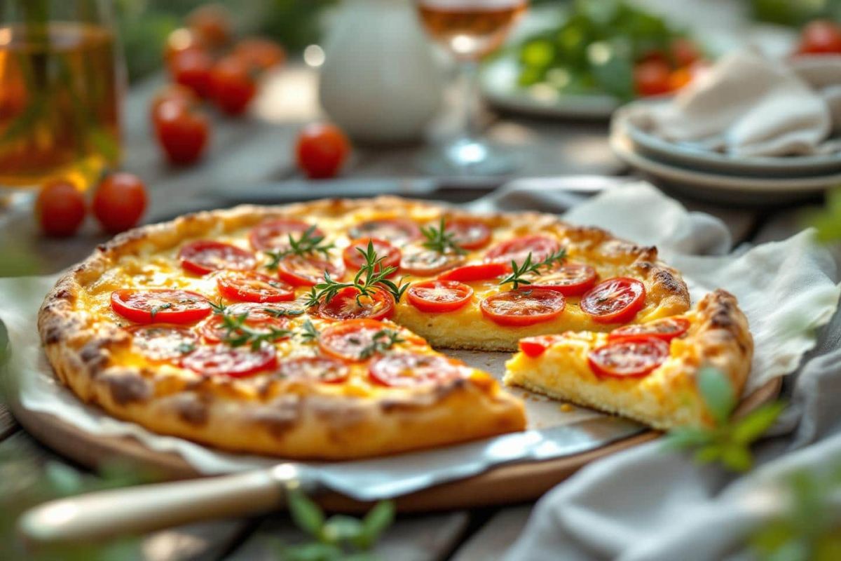 La tarte à la tomate réinventée : un dîner d'été à savourer