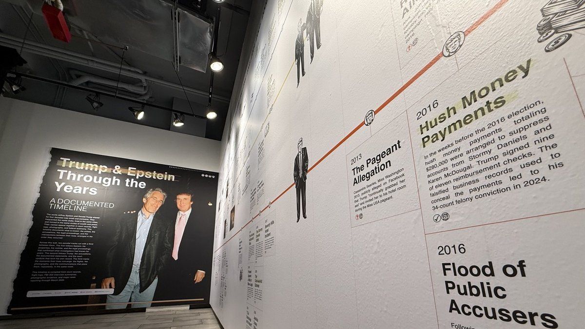 Une exposition à New York relance le débat sur Trump et Epstein