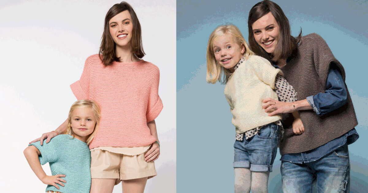 Duo tendance : les pulls mère et fille