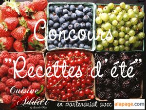 le concours recettes d'été couronne sa gagnante