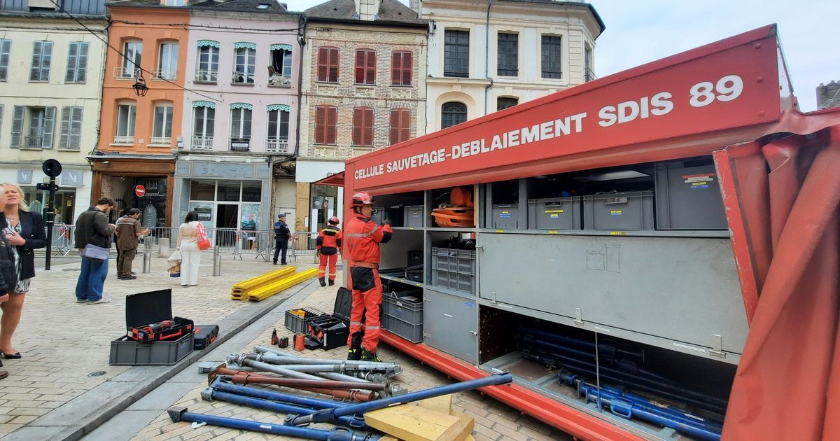 Une intervention d'urgence à Sens après un accident de chantier