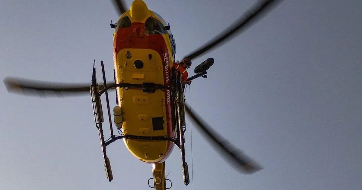 Un motard héliporté après une chute spectaculaire en Haute-Corse