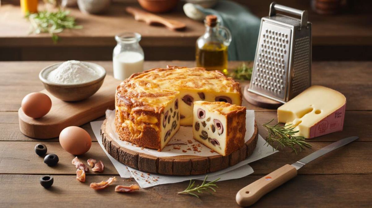 Un cake savoureux au Comté et aux olives : un délice à partager