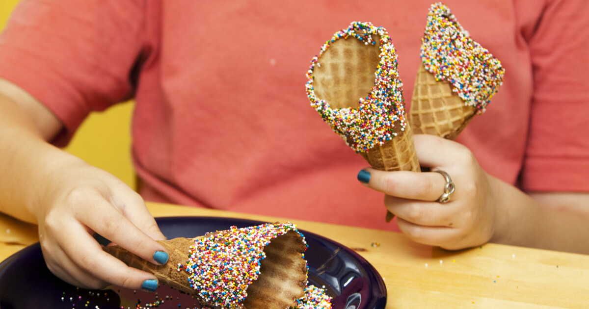 Des cornets fait maison : un délice à savourer