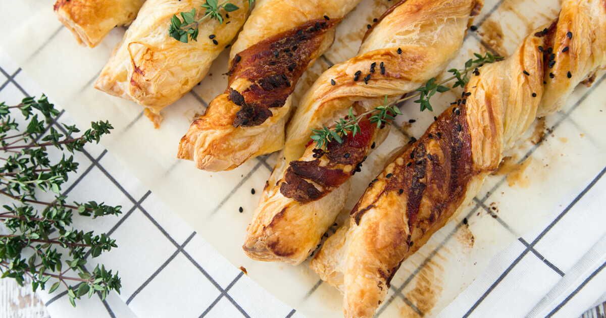 Des torsades feuilletées au chorizo pour un apéritif de Noël inoubliable