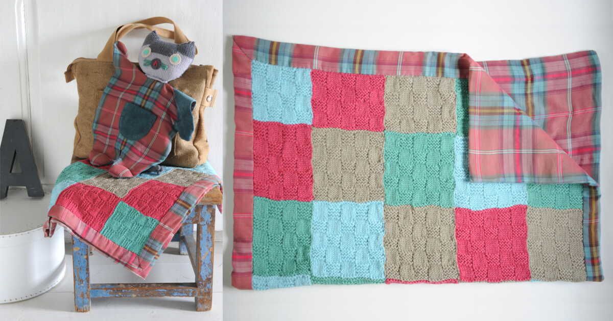L'art de tricoter un plaid douillet pour bébé