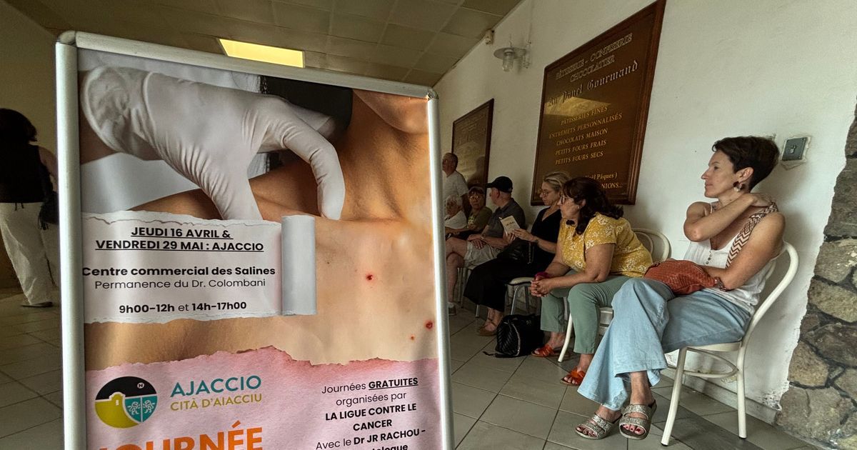 Dépistage du mélanome : un succès populaire à Ajaccio
