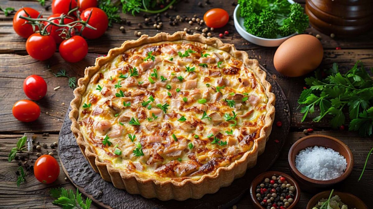 Découvrez la tarte salée au thon, rapide et délicieuse pour vos repas improvisés