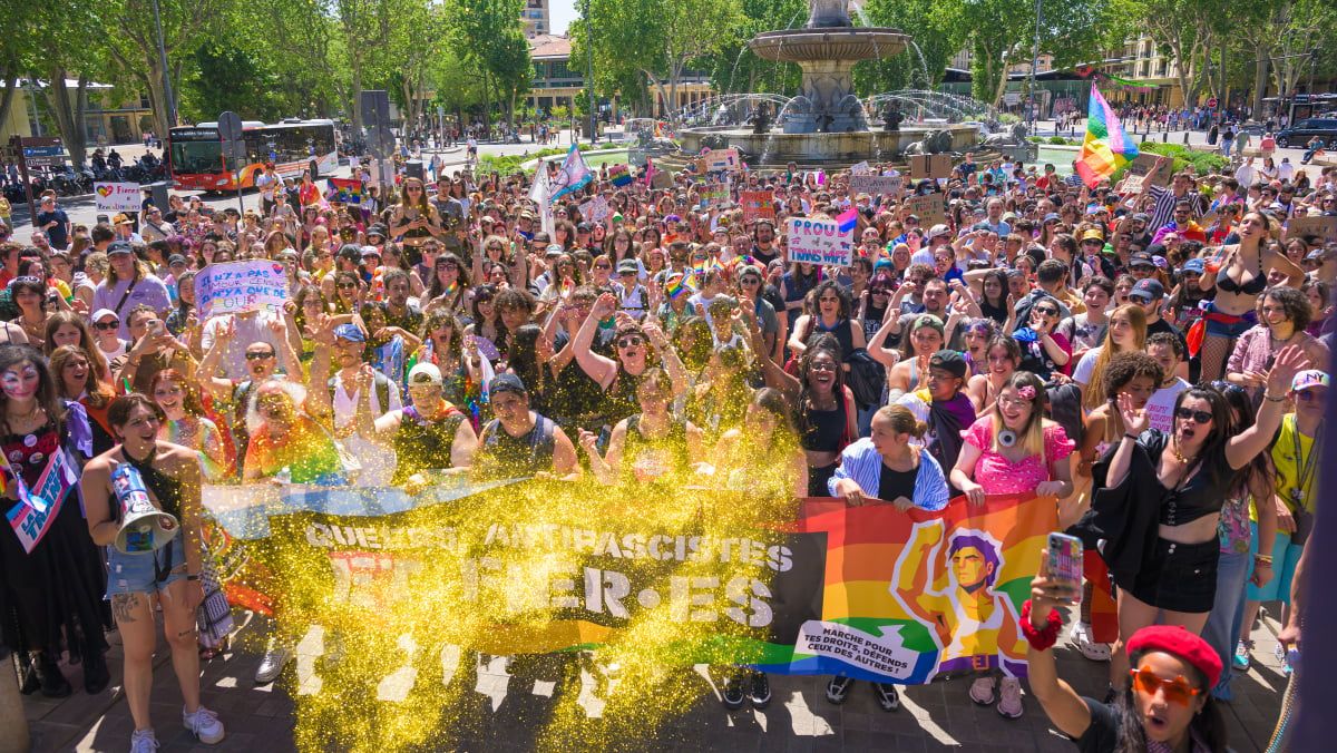 Des voix qui s'élèvent : la marche des fiertés illumine Aix-en-Provence