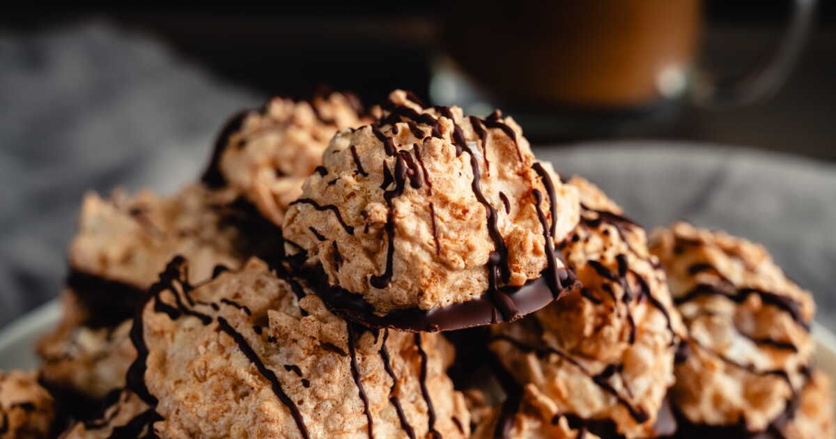 La recette des biscuits flocons d'avoine, coco et chocolat pour un goûter sain