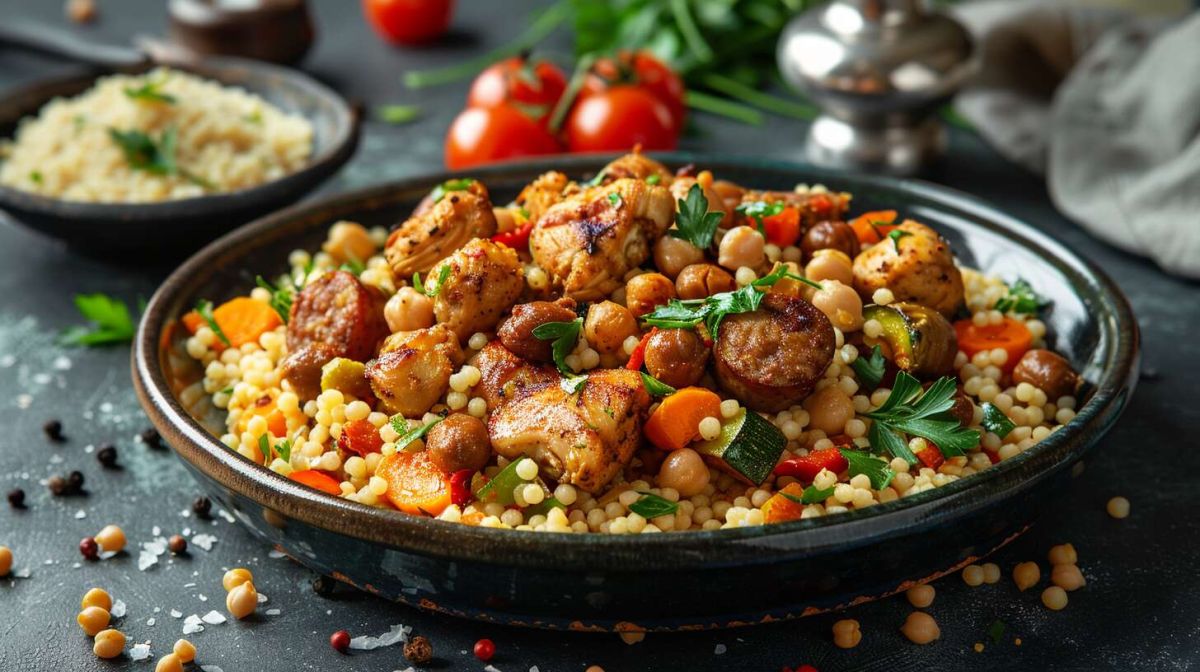 Découvrez la recette inratable du couscous au poulet et merguez