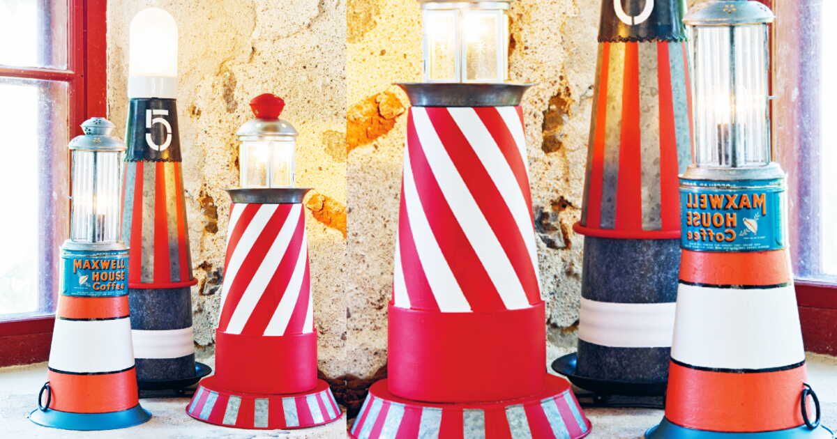 Transformer un phare maritime en lampe : l'art de la récup