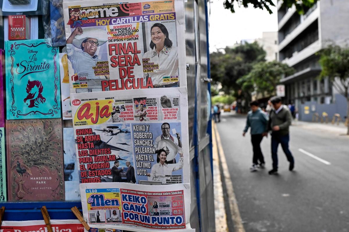 Pérou : Roberto Sanchez en tête face à Keiko Fujimori dans un scrutin décisif