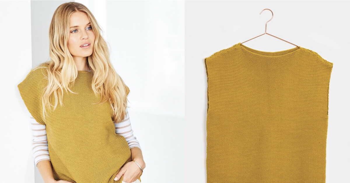 Découvrez comment tricoter un pull sans manches en toute simplicité