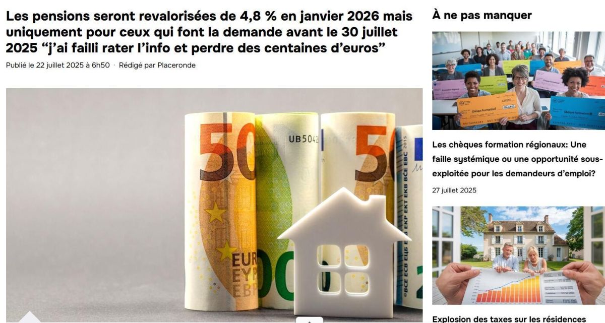Les fausses nouvelles sur les retraites alarment l'Assurance retraite