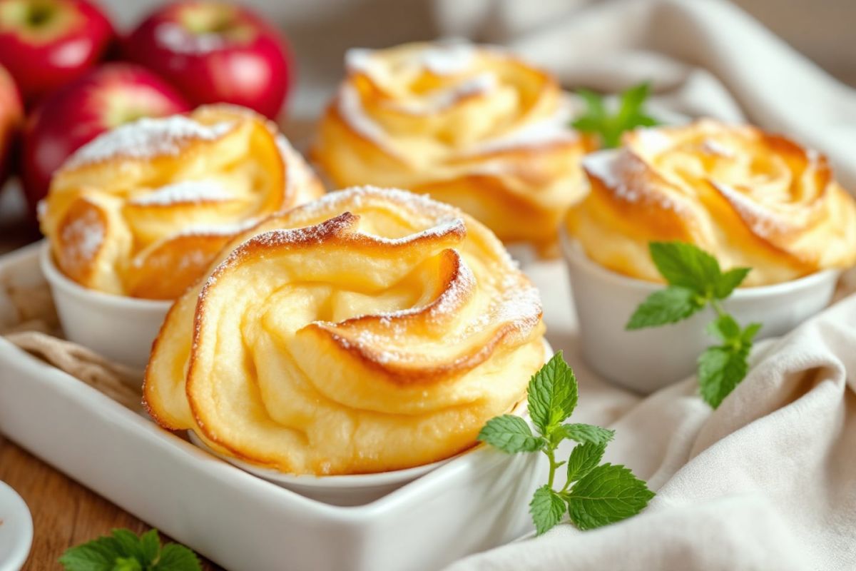 La magie d'un soufflé aux pommes qui éblouit les sens