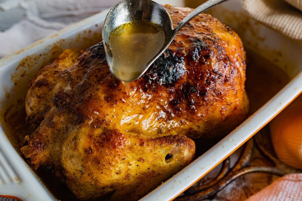 Découvrez le secret d'un poulet rôti juteux sans gras