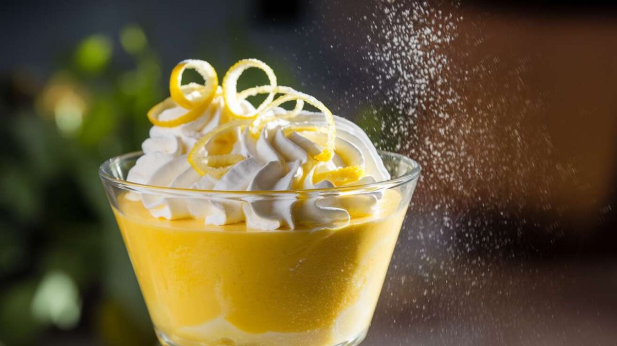 Réveillez vos papilles avec cette crème légère au citron